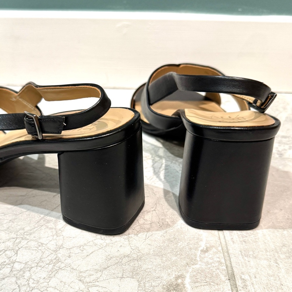 Naturalizer Azalea Slingback Heeled Sandal Block Heels strappy heels women’s 12W - Picture 6 of 9